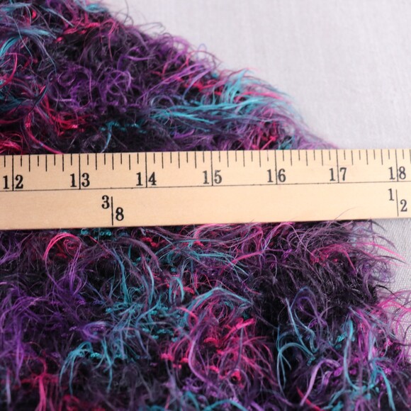 Vintage Carducci Italy Eyelash Sweater Womens M* Shaggy Artsy Colorful Knit - Picture 6 of 14